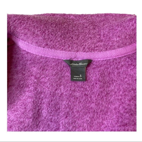 Eddie Bauer Women’s Purple Zip Up Jacket Sz Small - Picture 4 of 4